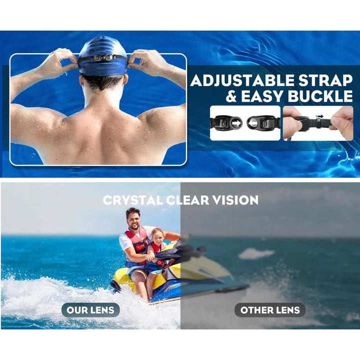 Kalsten | Wide-Angle Swimming Goggles with Anti-Fog Effect