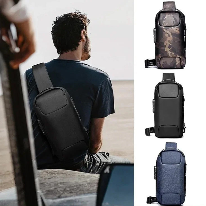 Brehn | USB Charging Port Sling Anti-Theft Shoulder Bag