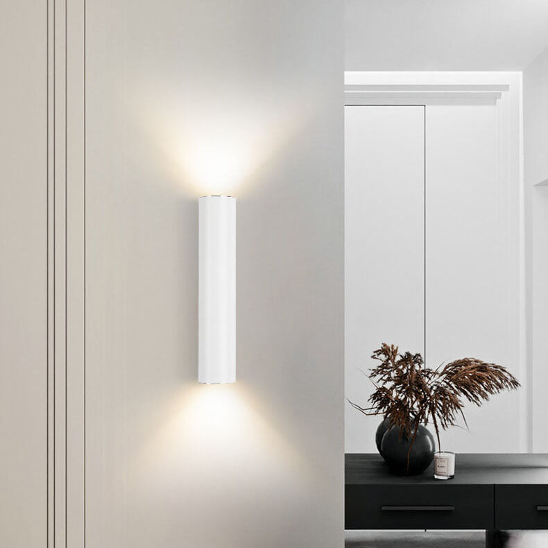Aluminum Cylinder Wall Lamp – 2 Light