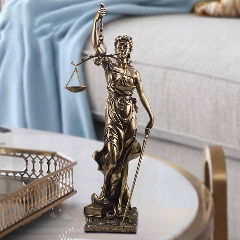 Decorative Statue of the Goddess of Justice