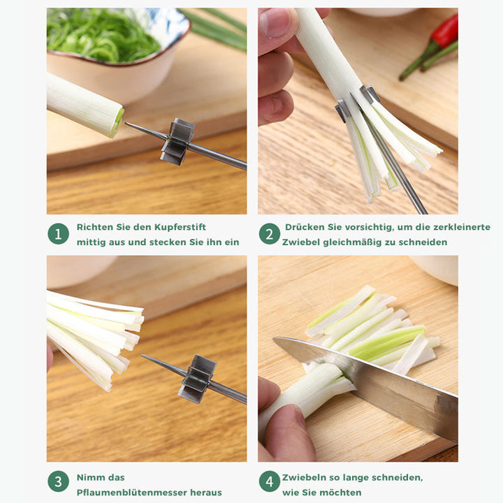 Stainless Steel Plum Blossom Onion Cutter | Kalsten