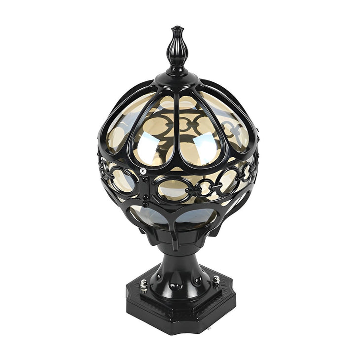 Creative Round Ball Waterproof LED European-style Fence Post Lights | Kalsten