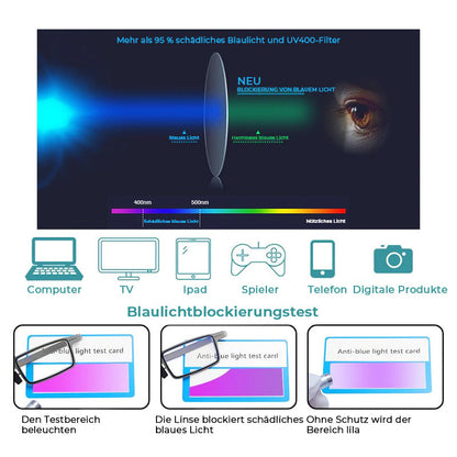 Skanto | Ultralight Foldable Reading Glasses with Blue Light Protection