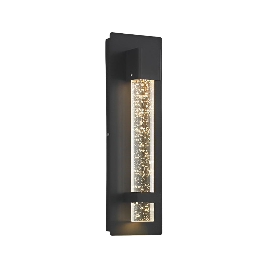 11.8 Inch Waterproof Hardwired Bubbles Glass Outdoor Wall Light | Kalsten