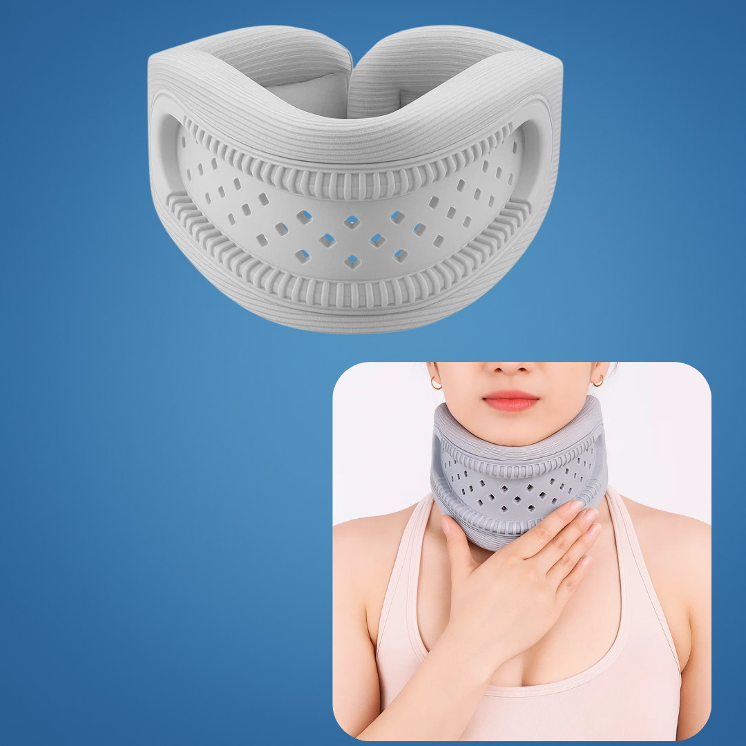 Lightweight Neck Support Brace – Foam Cushioning Breathable Design – Pain Relief for Office & Sleep Kalsten