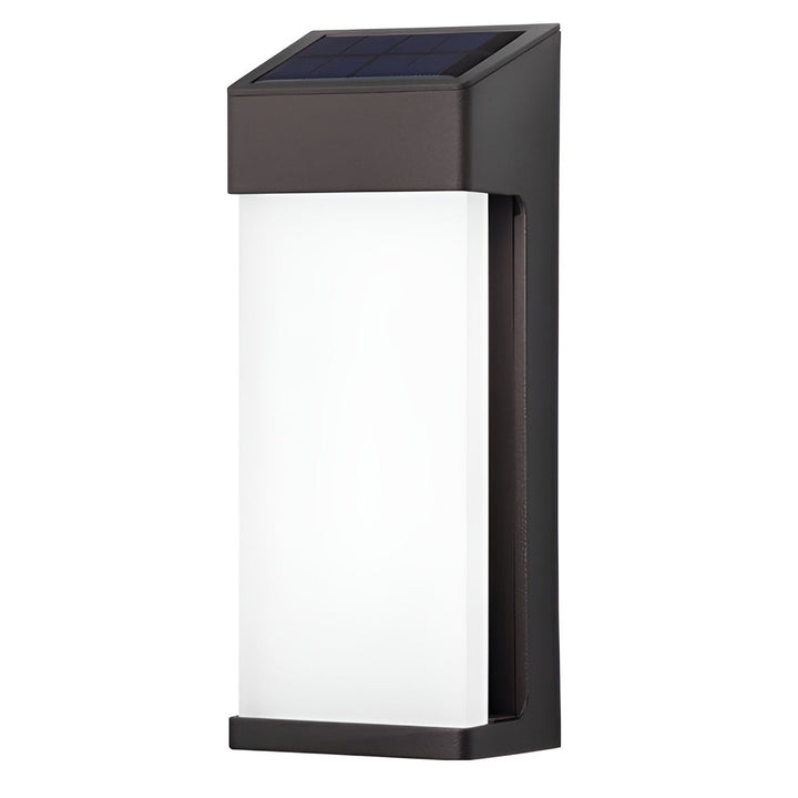 2 Pcs Rectangular LED Light-controlled Waterproof Outdoor Solar Sconce Lighting | Kalsten