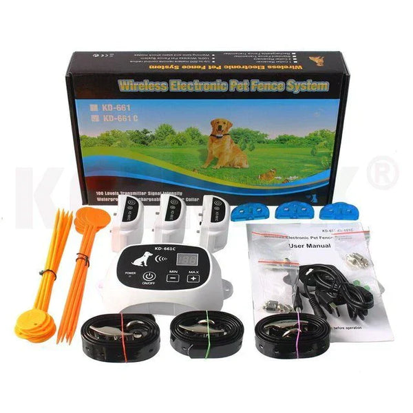Kalsten | Wireless Dog Containment System with Training Function – Suitable for Small and Large Gardens