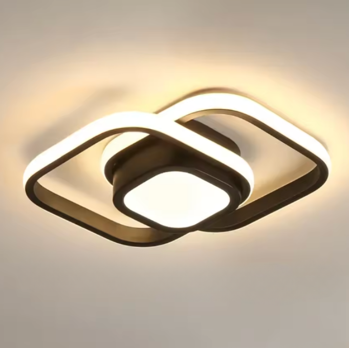 Double Ring LED Flush Mount Ceiling Light