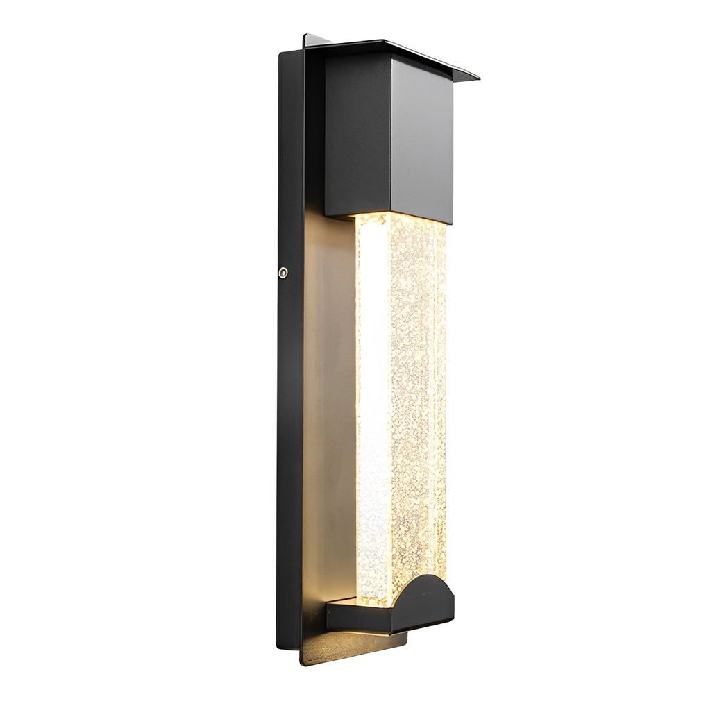 Minimalist Crystal Bubble Glass Waterproof LED Motion Sensor Wall Lamp | Kalsten