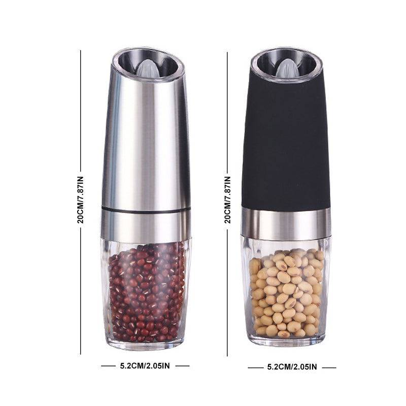Skanto | Automatic Electric Gravity Induction Salt and Pepper Grinders