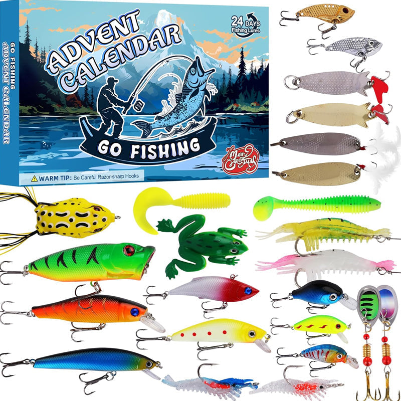 24-Day Fishing Rod Advent Calendar