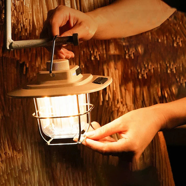 Retro LED Camping Lantern