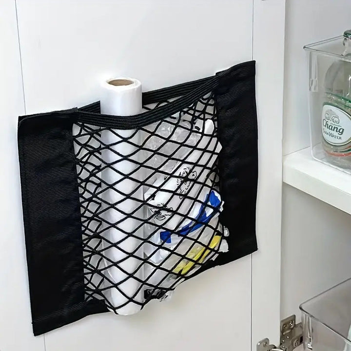 Plastic bag storage mesh bag (With adhesive tape) | Kalsten