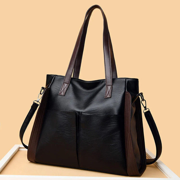 Women's tote bag made of soft leather with large capacity | Kalsten