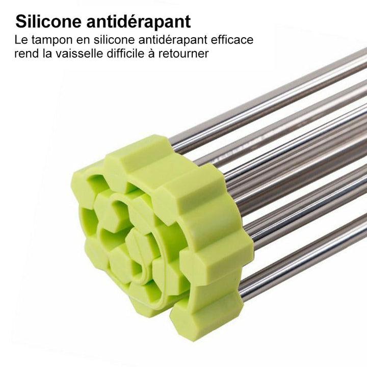 Roll-Up Stainless Steel Dish Dryer, Foldable | Kalsten