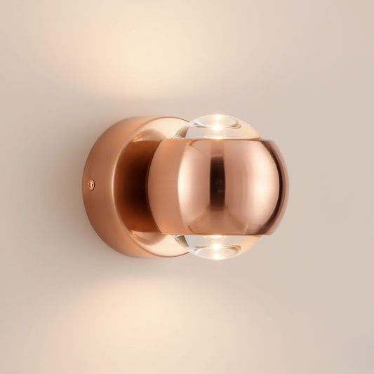 Diabolo Hourglass Dual-Beam Wall Sconce