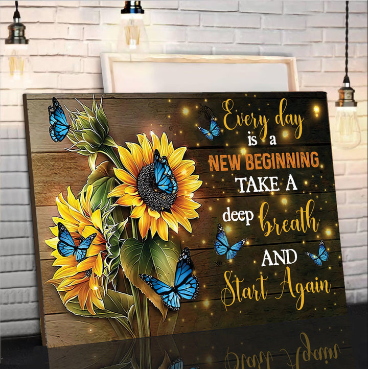 Kalsten | Butterfly Sunflower Wall Art