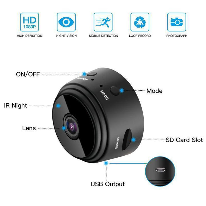 Kalsten | 1080p Magnetic WiFi Mini Camera