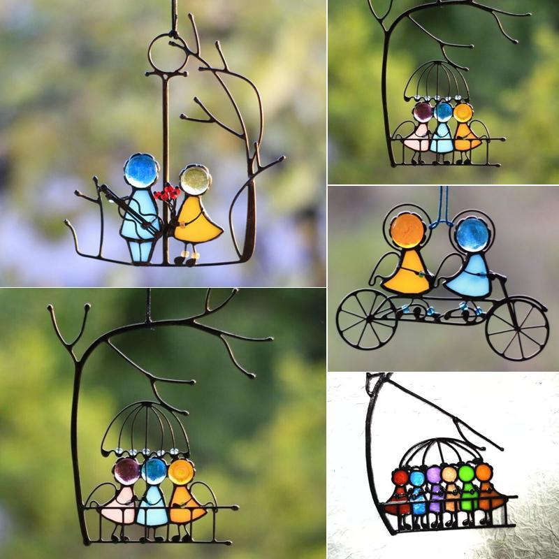 Stained Glass Hangings Sun Catcher Art Decoration Gift | Kalsten