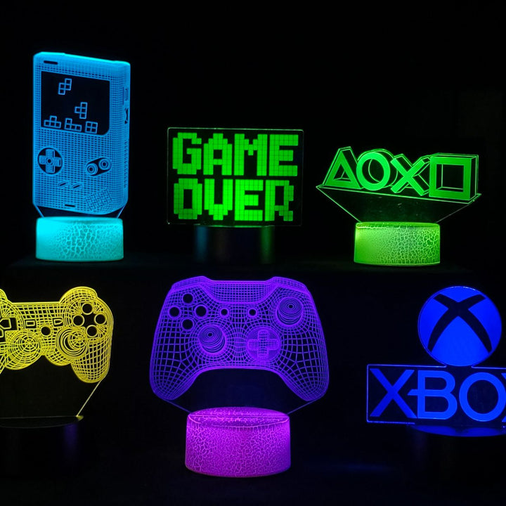 Gamer 3D LED lamps | Kalsten