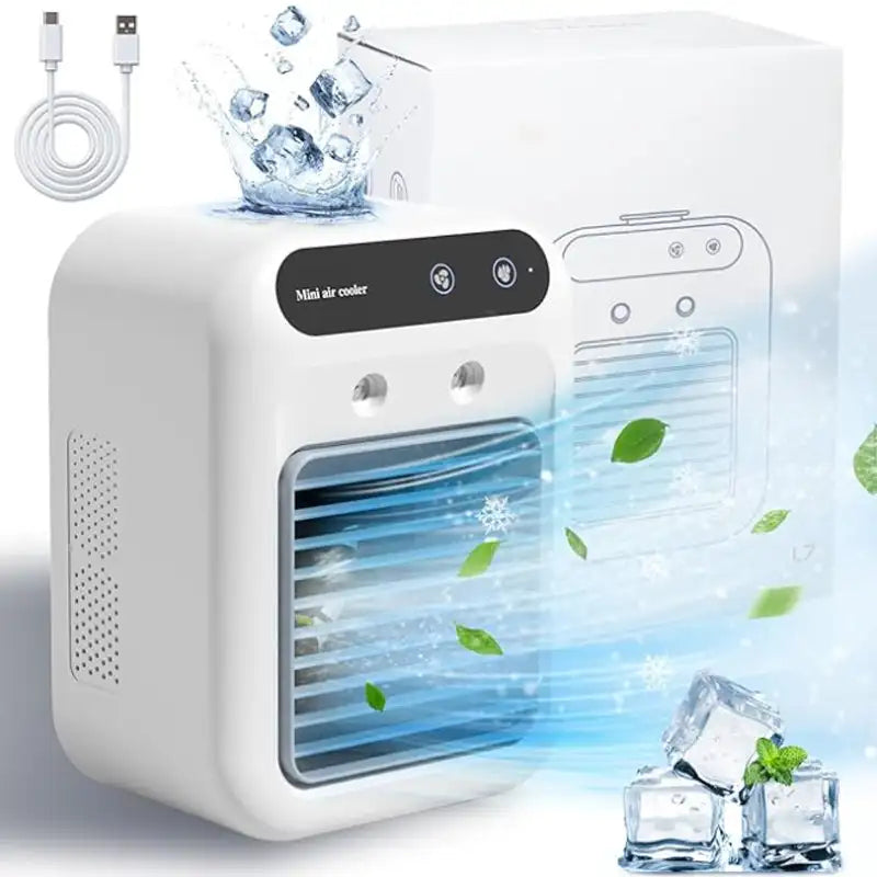 Compact Portable Air Conditioner Fan with USB Charging | Kalsten