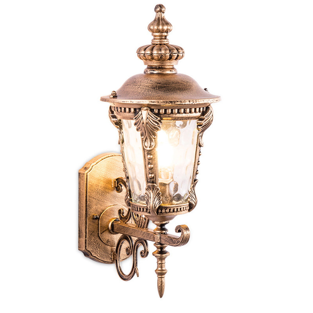 Kalsten | Outdoor Vintage Glass Wall Lantern Light