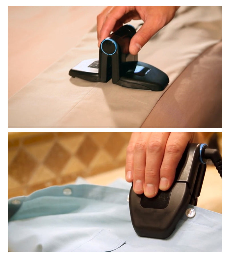 Kalsten | Portable & Foldable Travel Handheld Mini Iron, No Water Needed, For Travel Business Trip