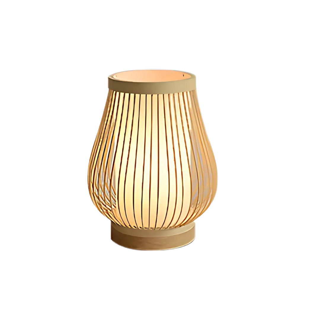 Japanese LED Table Lamp made of Bamboo | Kalsten