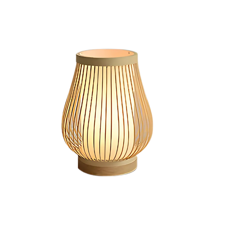 Japanese LED Table Lamp made of Bamboo | Kalsten