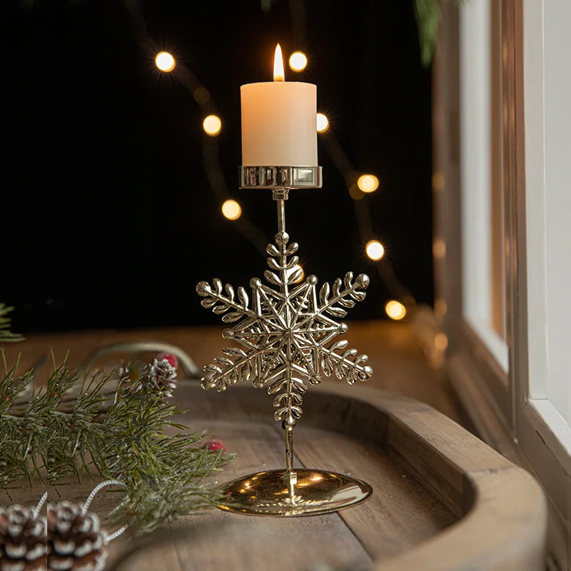 Christmas Candle Holders - Star and Christmas Tree Design for Festive Decoration | Kalsten