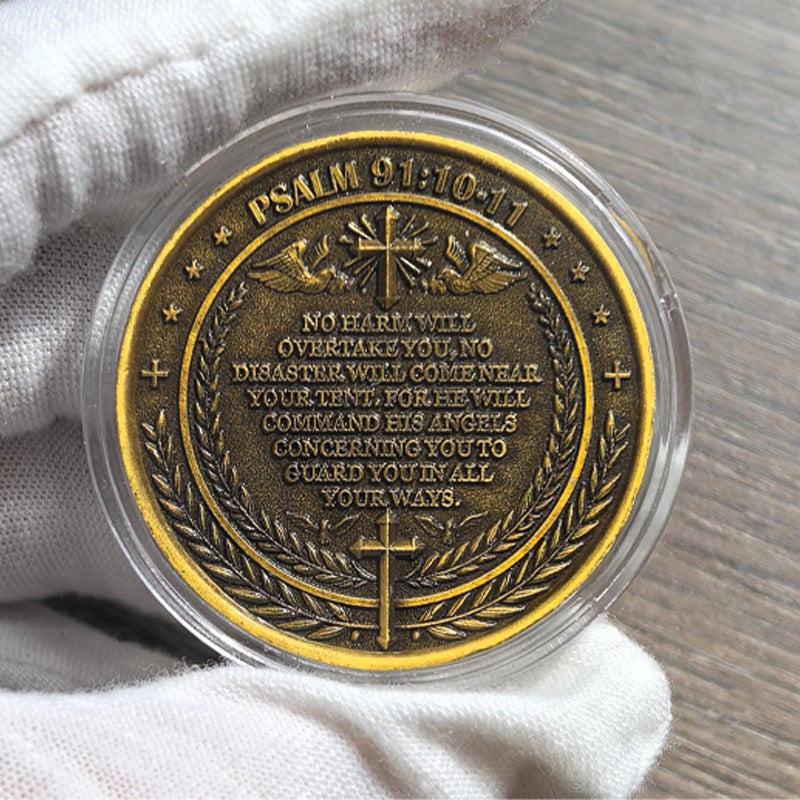 BowLift | The Archangel Michael watches over us Challenge Coin