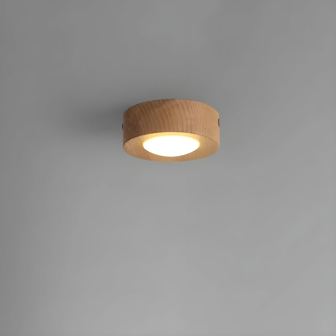 WalnutLume Light – Modern LED Ceiling Light made of Walnut Wood | Kalsten