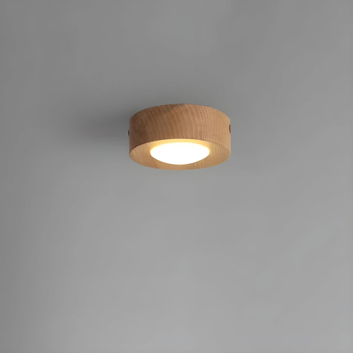 WalnutLume Light – Modern LED Ceiling Light made of Walnut Wood | Kalsten