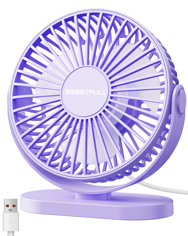 2-in-1 Hook & Desk Fan - 3-Speed with 360° Rotation | Kalsten