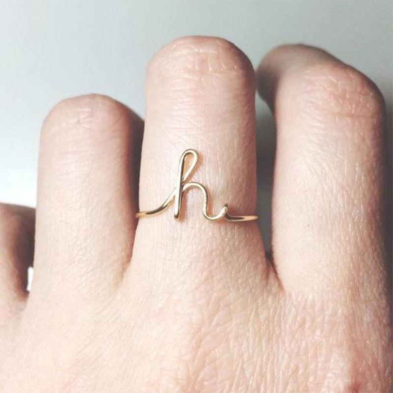 Kalsten | Simple A-Z Letter Ring