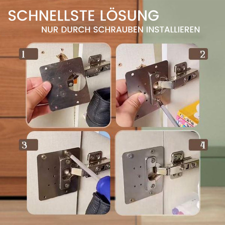 Repair piece for side hinge plate | Kalsten