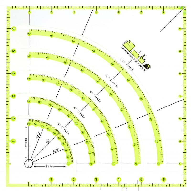 Cutting Rule for Arc and Fan Patterns | Kalsten