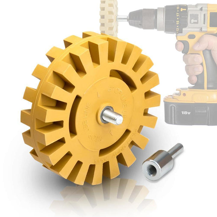 4 inch eraser wheel, decal removal tool | Kalsten