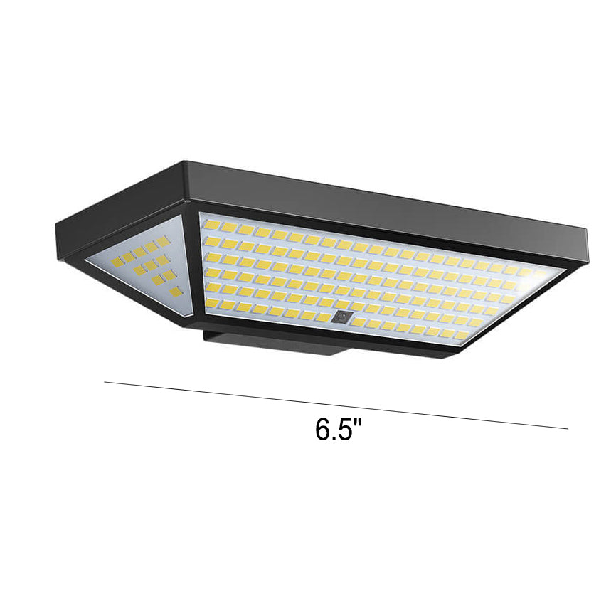 Simple Solar Trapezoid LED Multifunctional Outdoor Waterproof Garden Wall Sconce Lamp | Kalsten