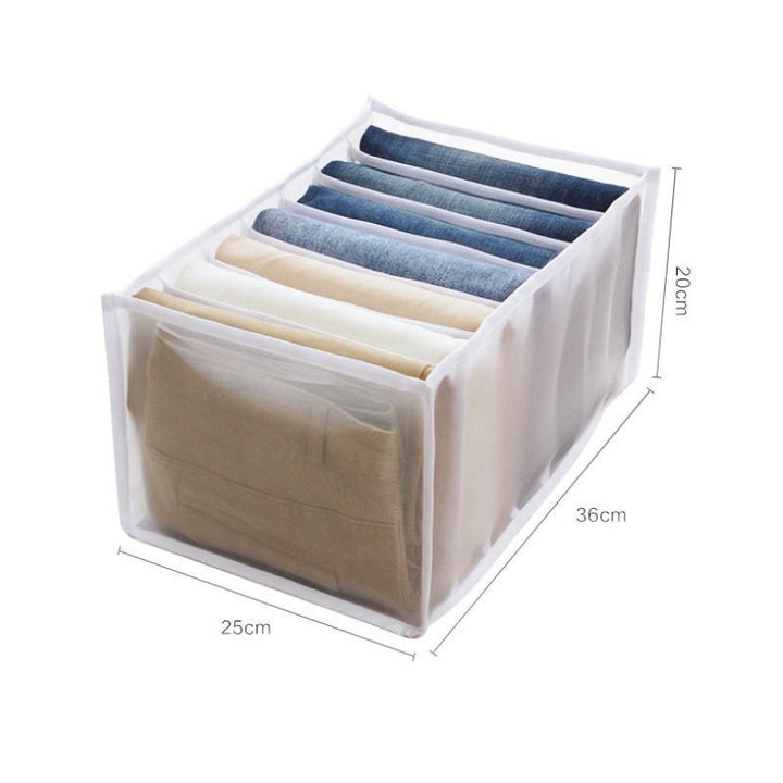 7 Grids Wardrobe Clothes Mesh Divider Organizer | Kalsten