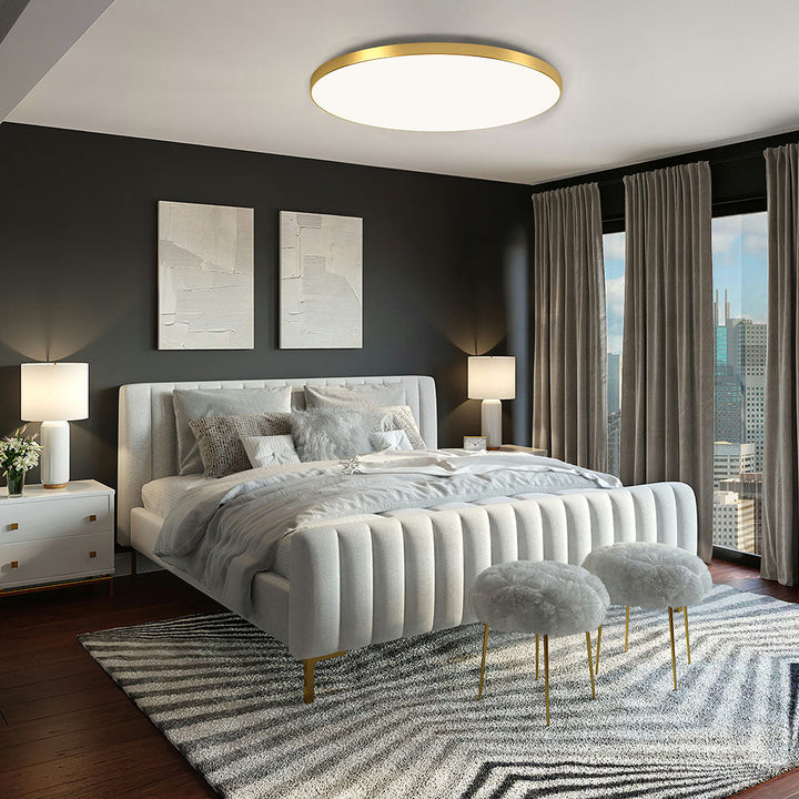 Round Modern LED Flush Ceiling Light Kalsten