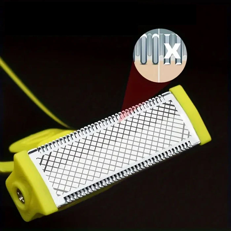 Full-body wet and dry shaver