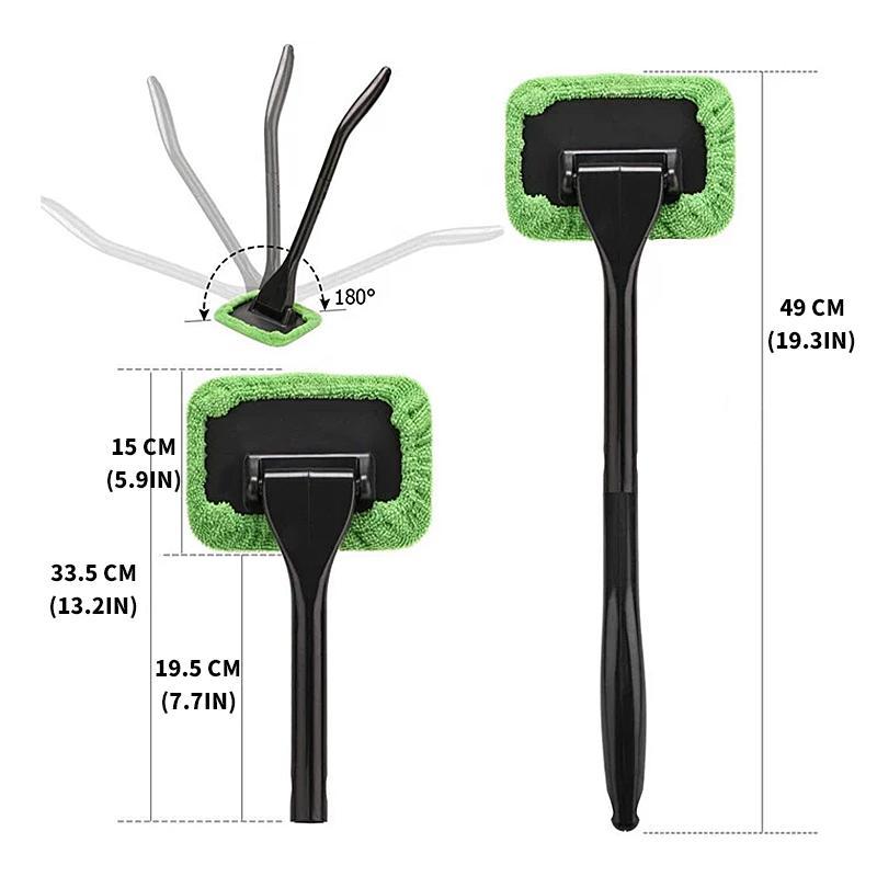Microfiber cleaner with 2 reusable microfiber caps | Kalsten