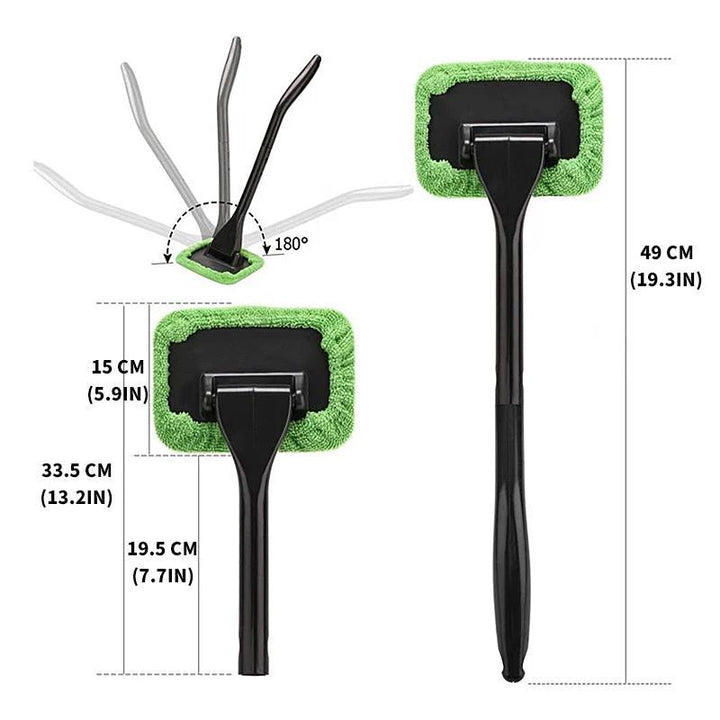 Microfiber cleaner with 2 reusable microfiber caps | Kalsten