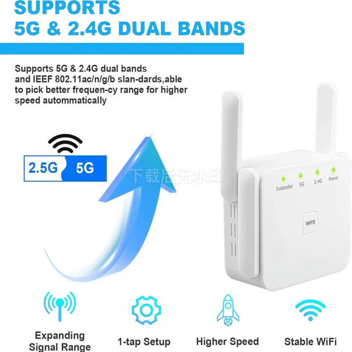 Kalsten | UltraXtend 5G WiFi Booster UK – Best Dual-Band WiFi Extender for Home & Garden Signal Coverage