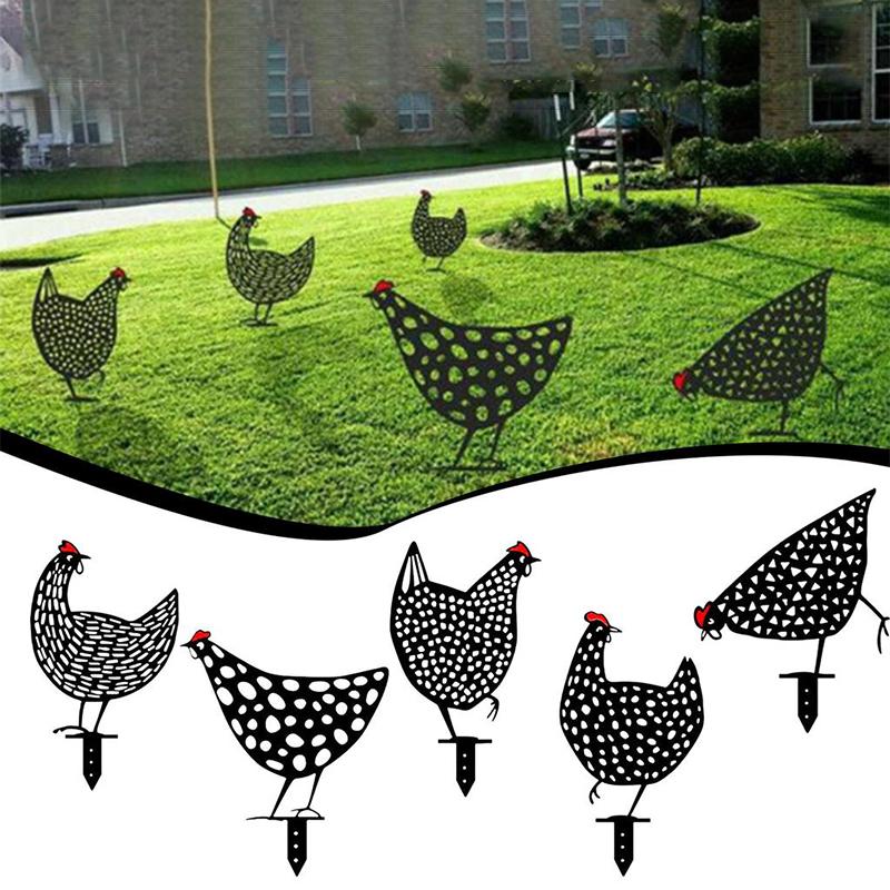 Kalsten | Simulated Chicken Ornament for the Garden
