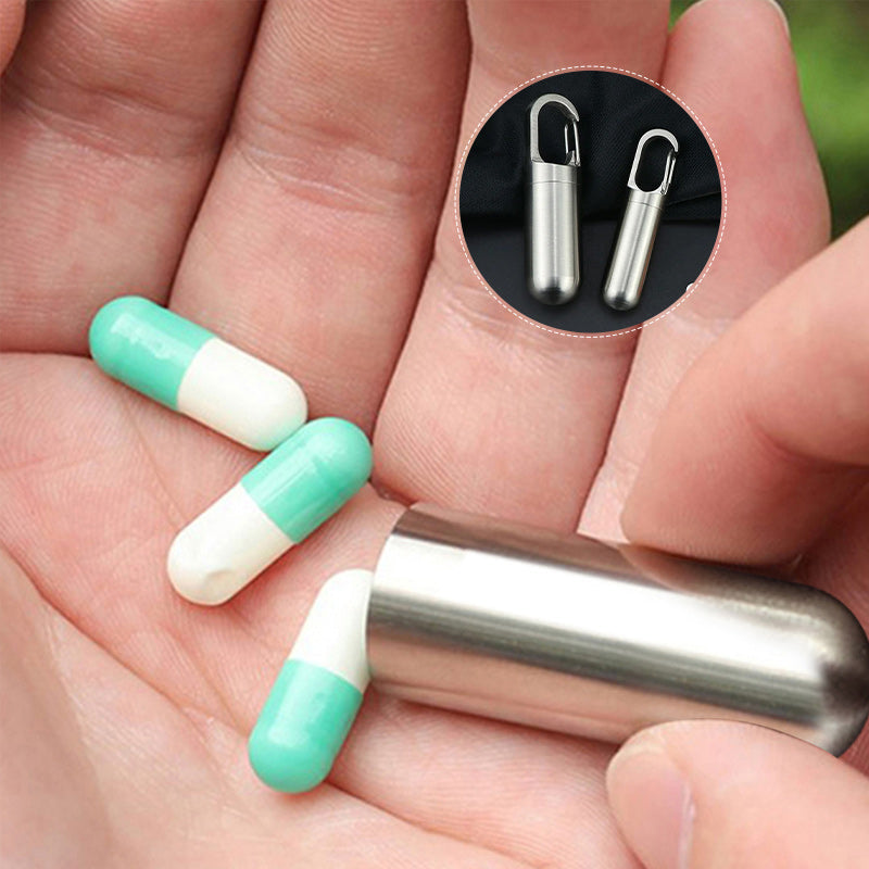 Kalsten | Portable Medication Box made of Stainless Steel