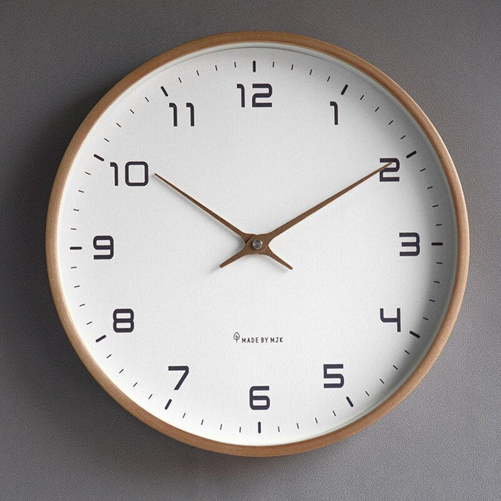 Scandinavian Wooden Wall Clock - Timeless Luxury & Design Kalsten