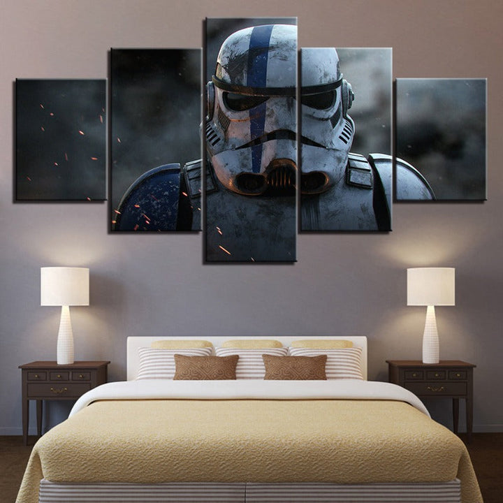 Kalsten | Stormtrooper Star Wars - 5 Piece Canvas Wall Art - High-Resolution Print