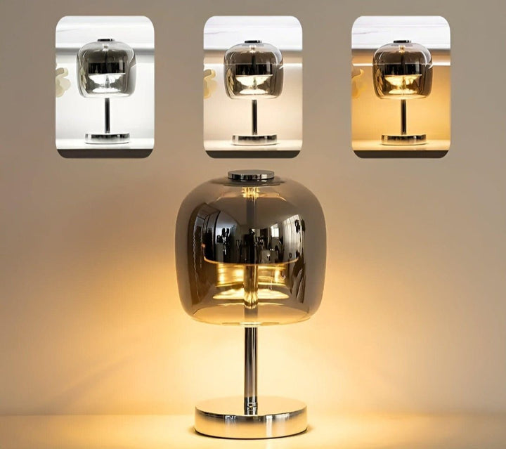 Portable - Elegant table lamp made of mirror glass Kalsten